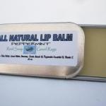 All Natural Peppermint Lip Balm Slider Tin