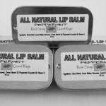 All Natural Peppermint Lip Balm Slider Tin