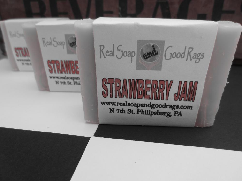 Strawberry Jam Handmade Cold Process Soap