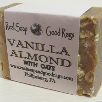 Vanilla Almond Handcrafted Cold Process Soap
